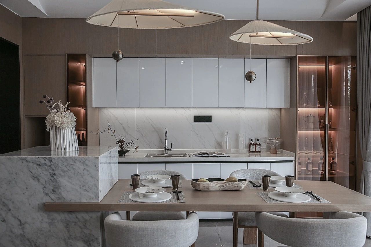 弥勒融创九熙府 160 户型样板间丨中国云南丨重庆默存室内装饰设计咨询有限公司-11