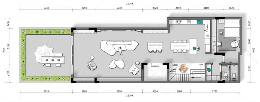 金科太阳海岸 450m²现代极简联排丨中国重庆丨陈晓亚,徐发章-39