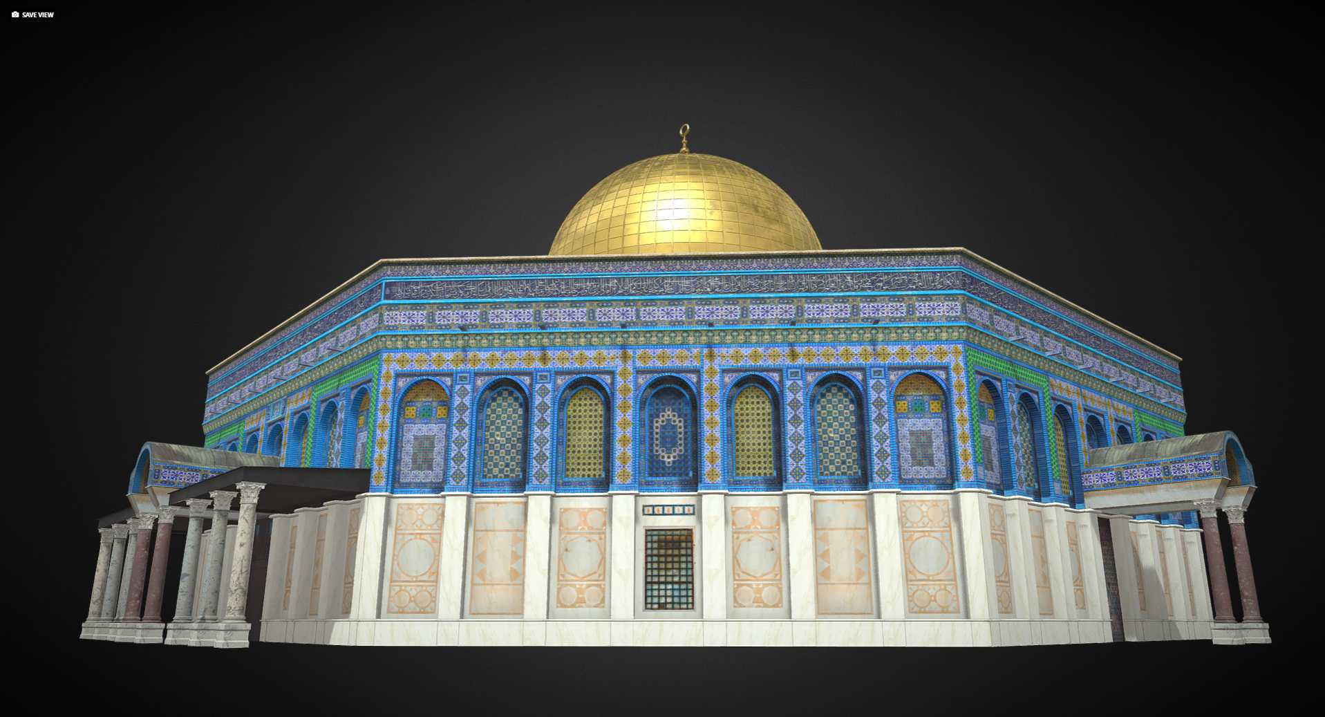 Dome of the Rock 3d 模型-1