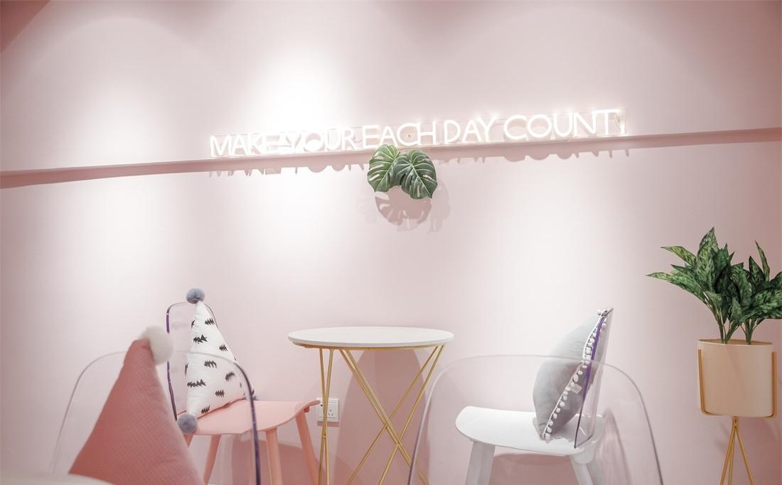 花沐·网红咖啡花艺店铺设计-9