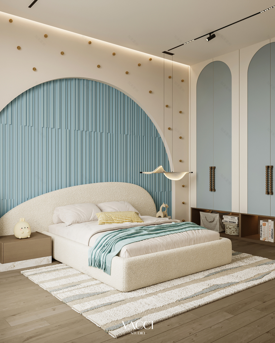 儿童卧室丨沙特阿拉伯利雅得丨Vacci Studio-6