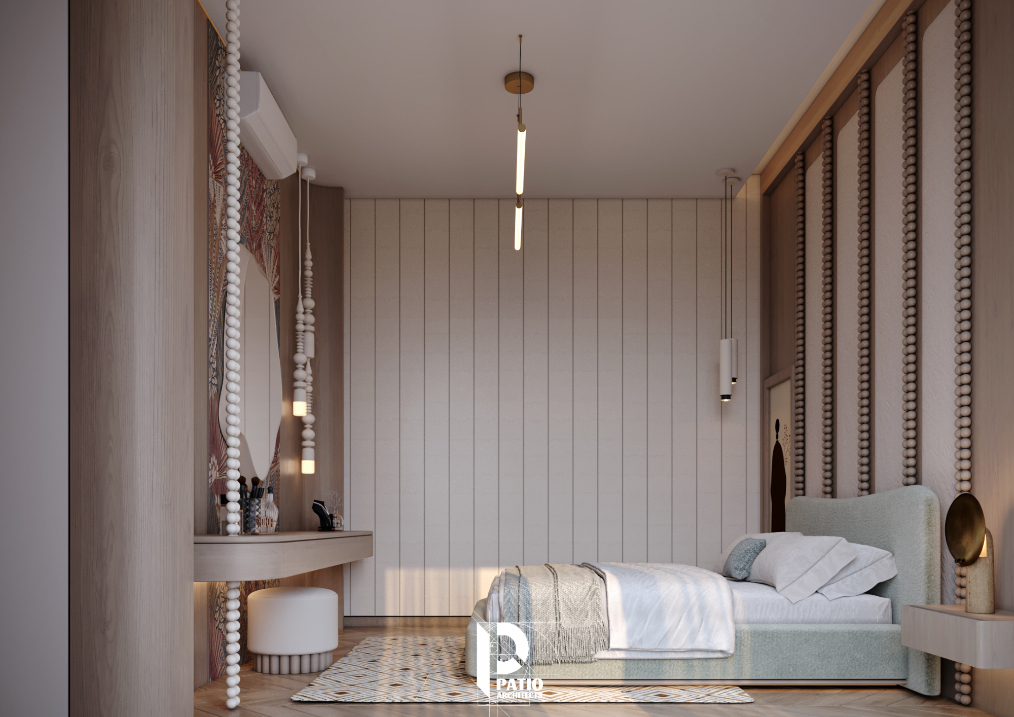 主卧室室内设计丨United Arab EmiratesAbu Dhabi丨Patio Architects L.L.C-8
