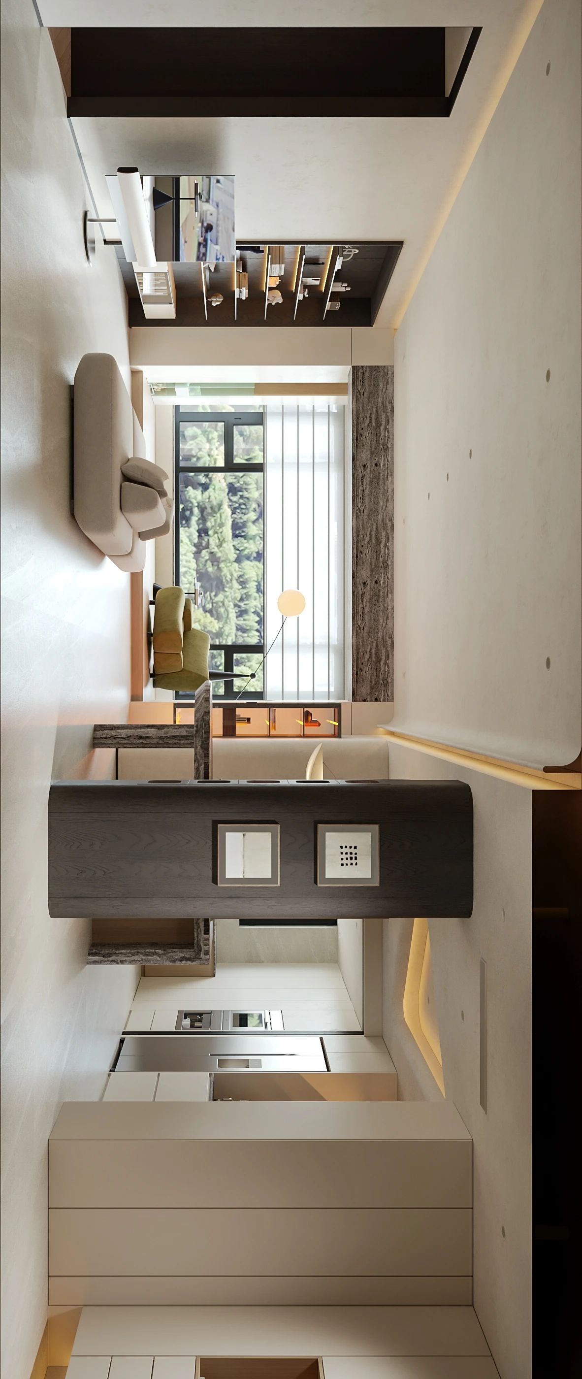 192㎡翠湖天地 撤去隔墙,空间自有天地丨中国上海丨YY STUDIO-7