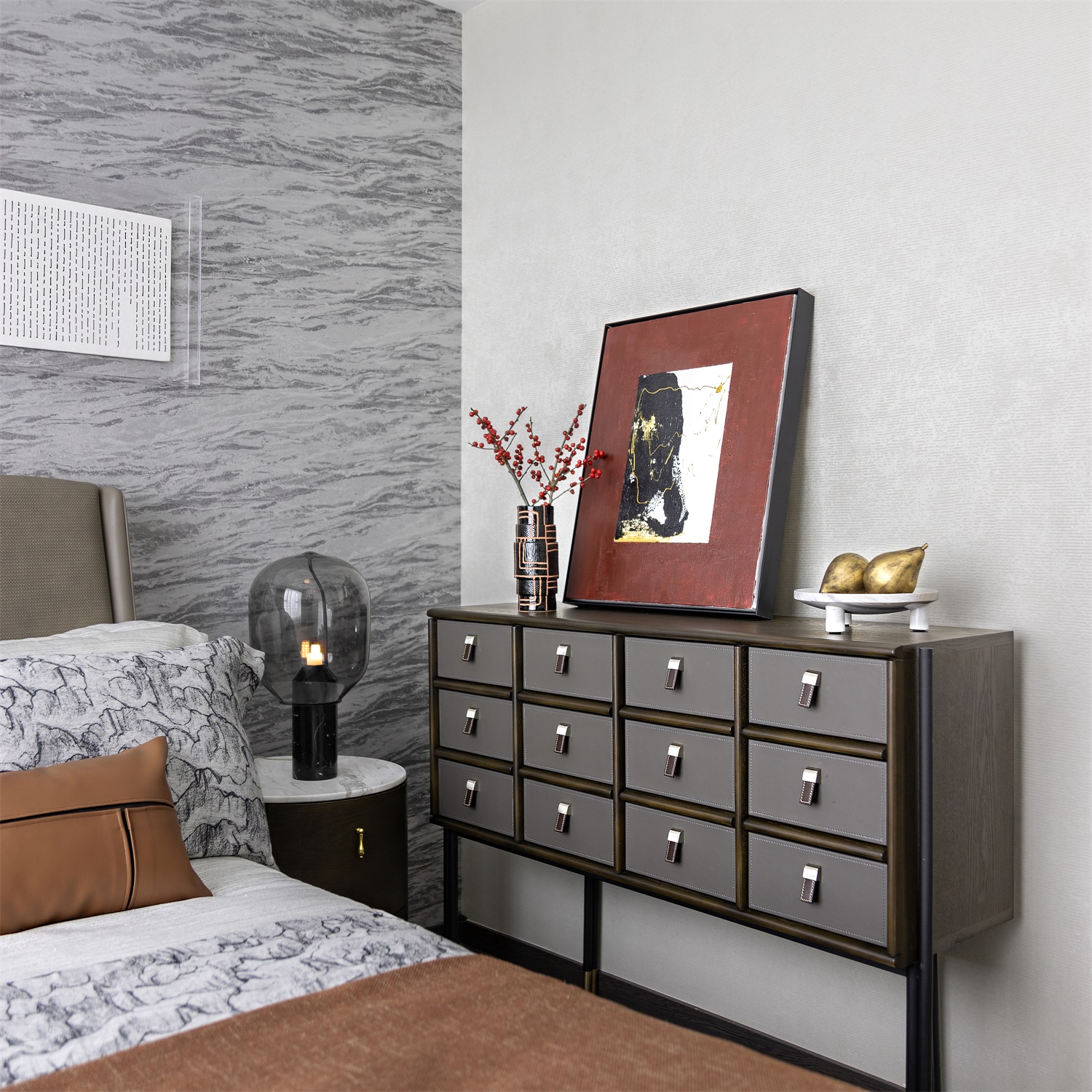 INNEST意巢设计：阳光城·檀境，典雅高贵的现代新中式-13