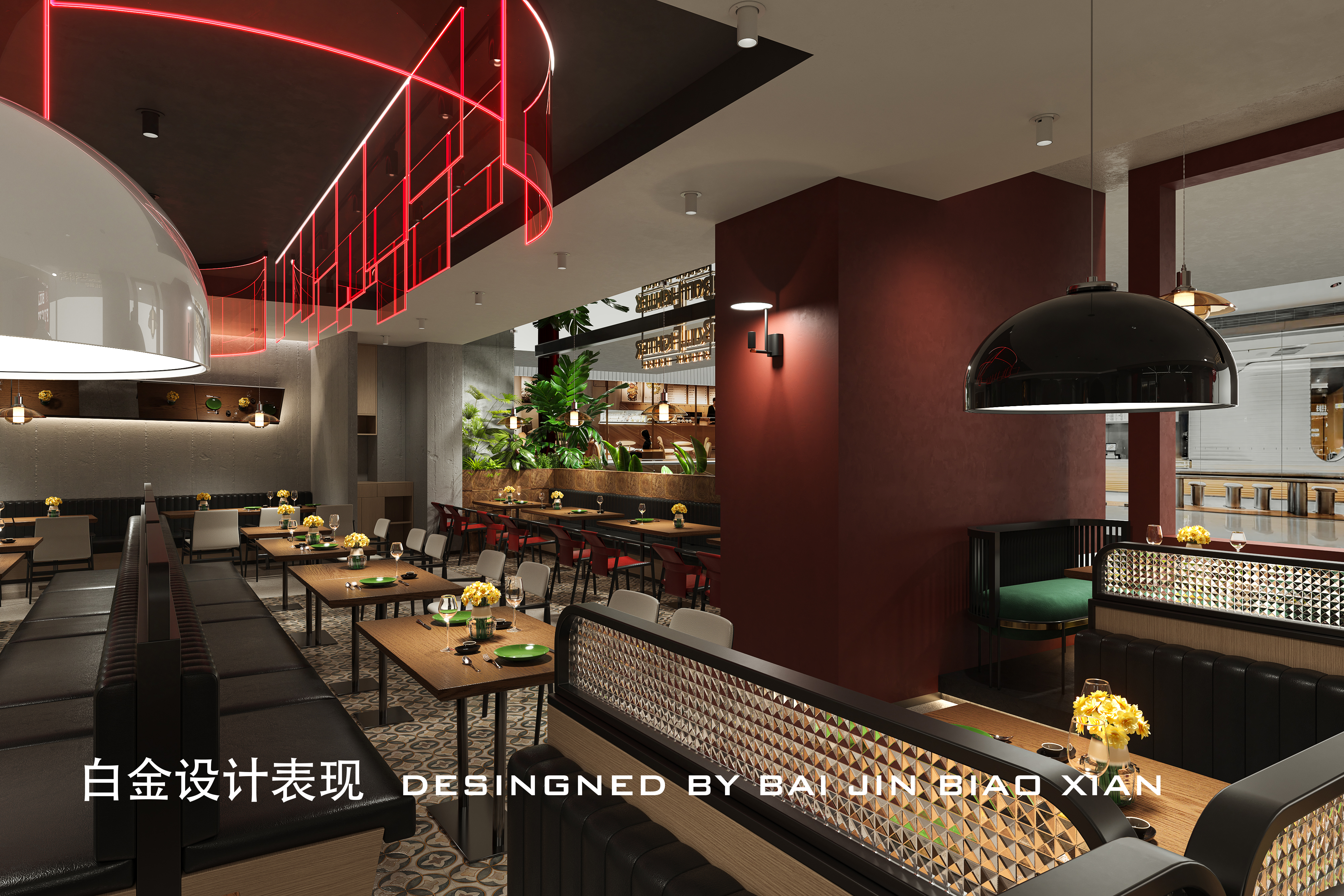 牛排餐厅 牛排店 餐饮空间 工装餐厅 餐饮店-4