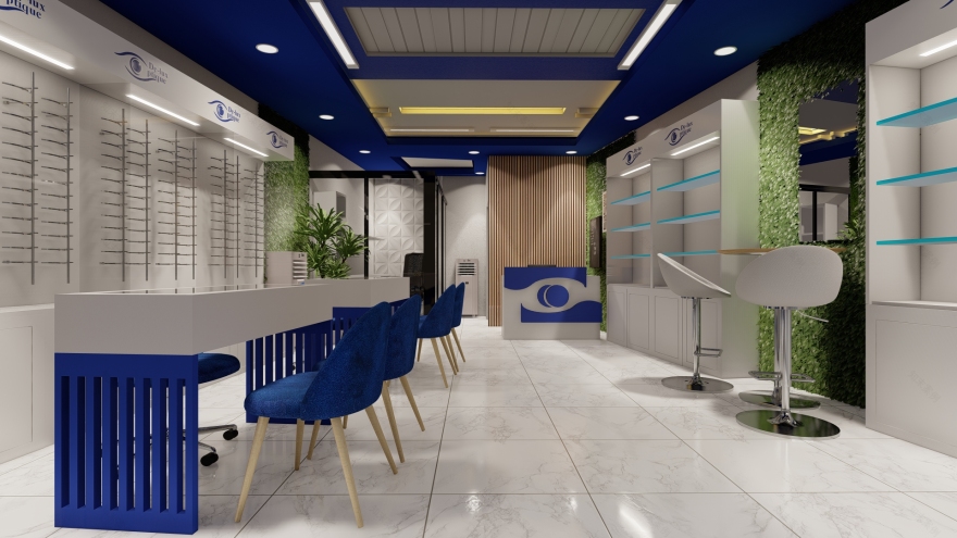 喀麦隆布埃亚一家医学眼镜店的装修-0