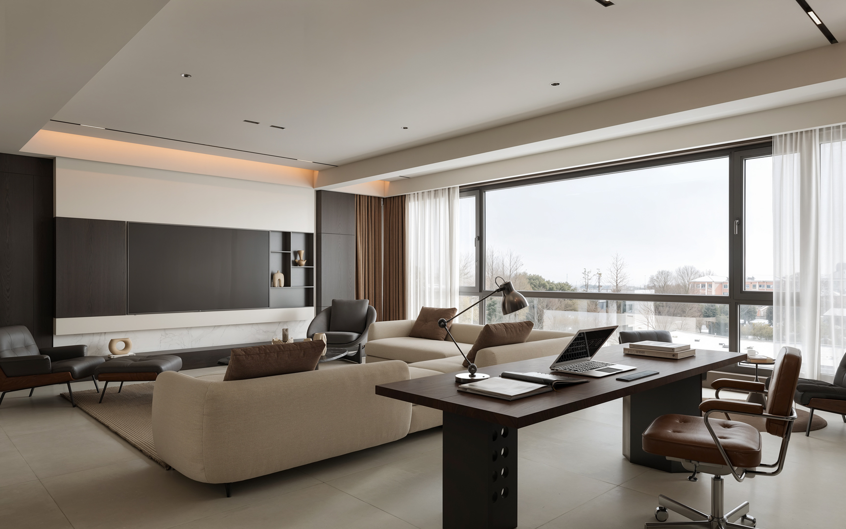 意式客餐厅渲染。-1