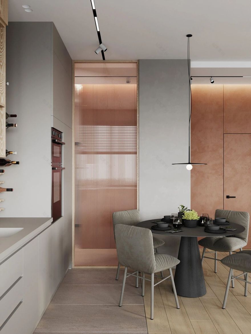 简约之美 · Екатерина Кузнецова 的一居室公寓设计丨Simple Form Interiors-26