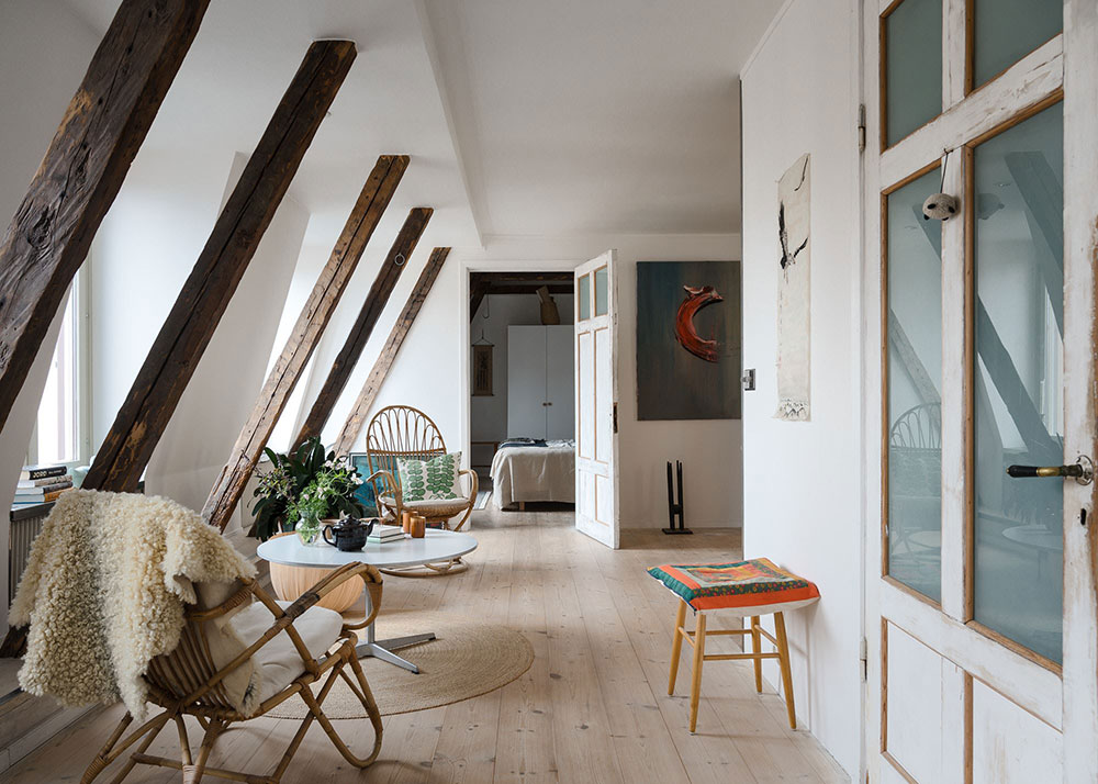 斯德哥尔摩乡村风格顶层公寓-20