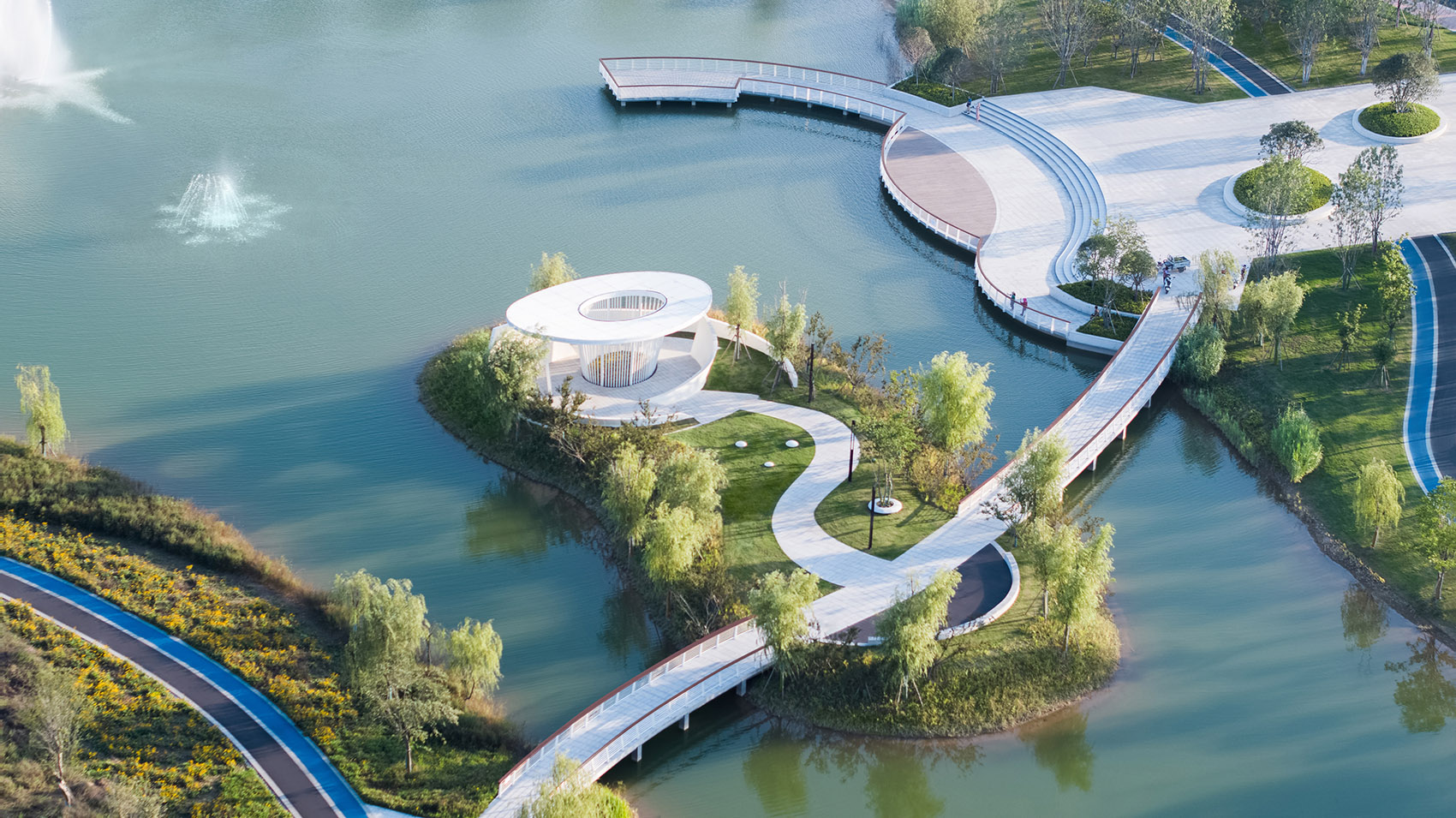 周口万达芙蓉湖生态城市公园丨中国周口丨林德设计-127