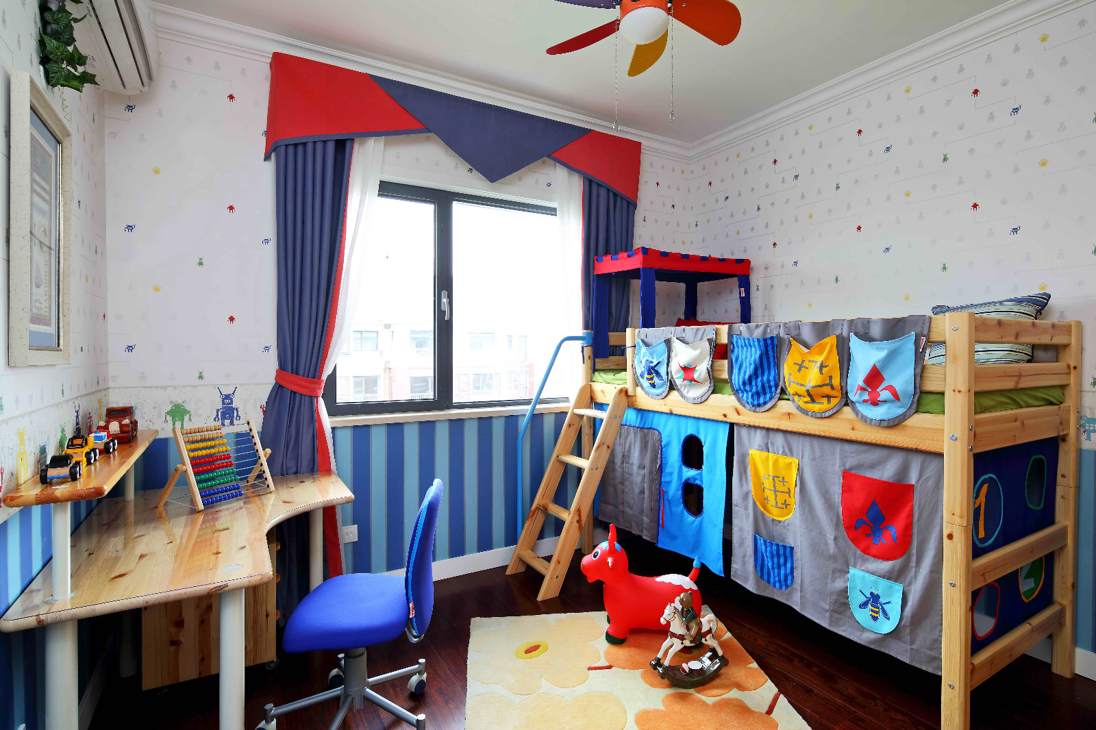 山语城 C2 样板间 | 美式田园风格挑空之家-33