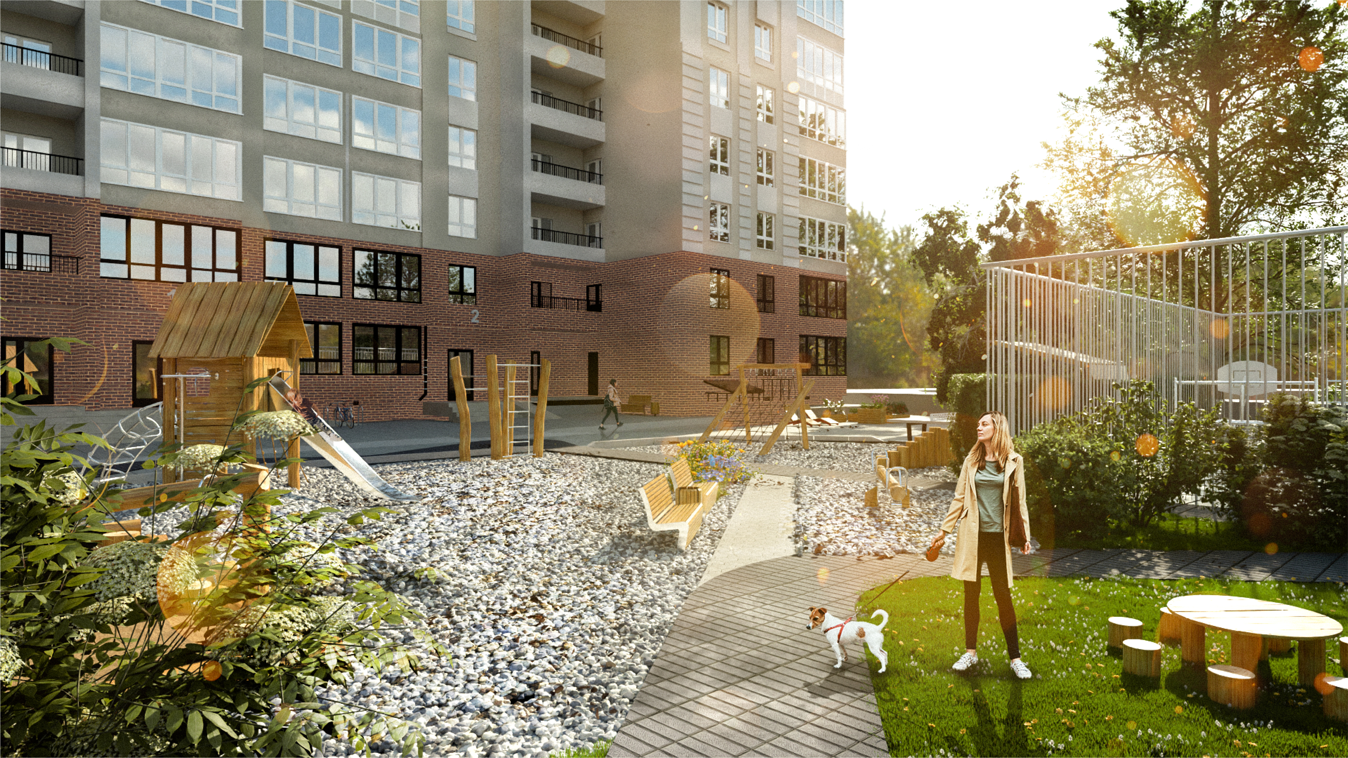 铁路“Самоцветы”住宅周边区域景观美化项目丨俄罗斯萨兰斯克-27