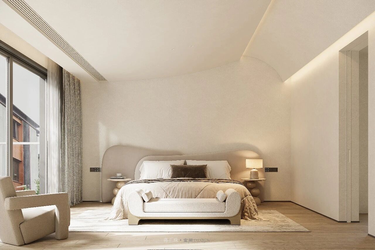 现代原木风世贸铜雀台别墅设计-57