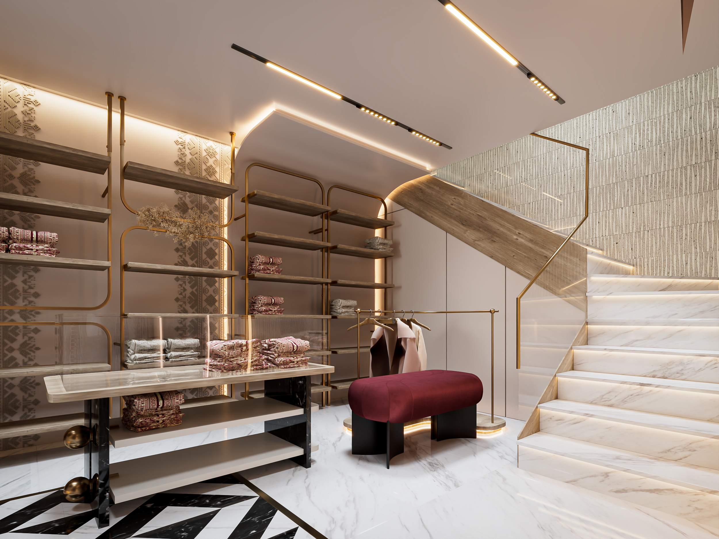 传统服装店设计丨SARA ALNAIM-5
