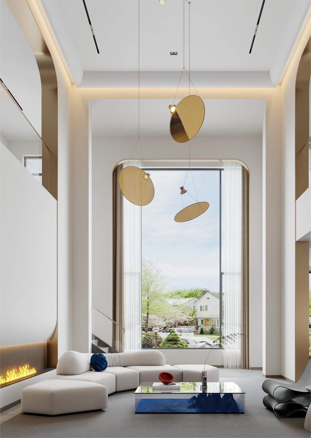 恒大金碧天下现代轻奢别墅丨尚层装饰（北京）有限公司成都分公司-51