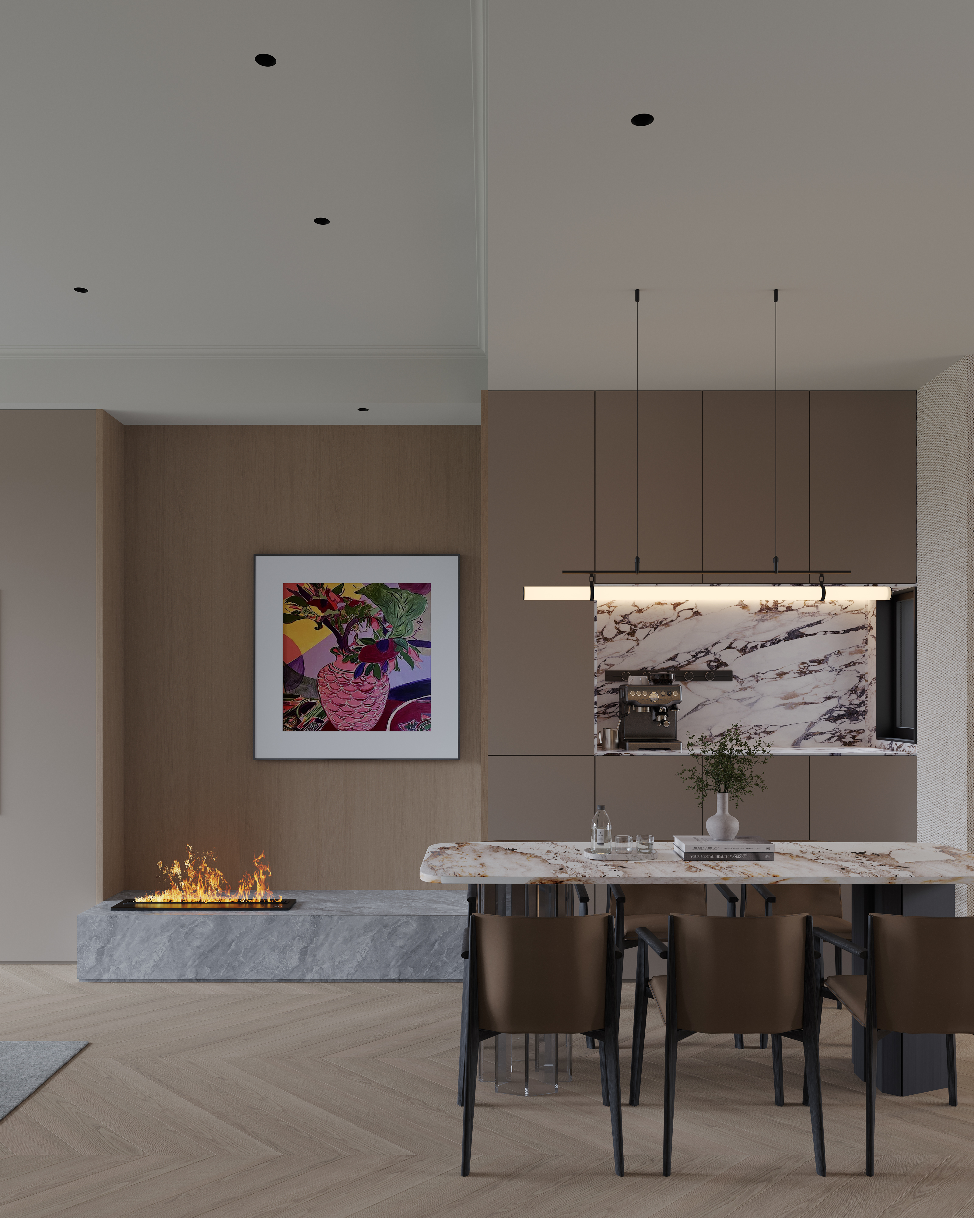 复古家装客餐厅-5