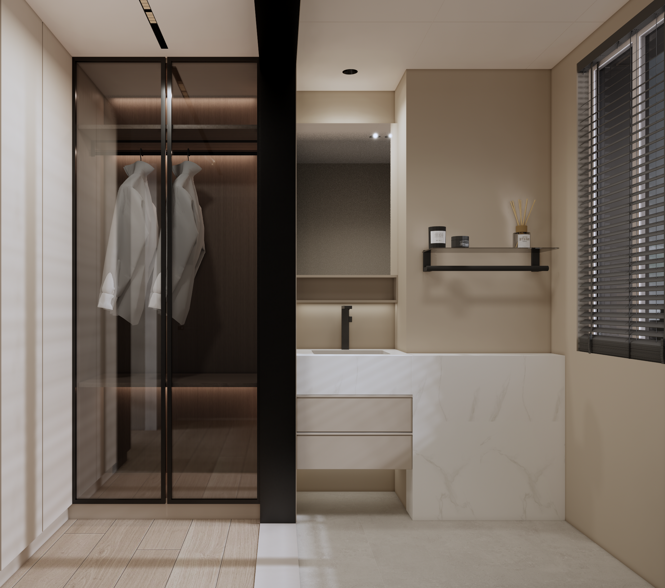 青岛金色慧谷私宅简约风效果设计-14