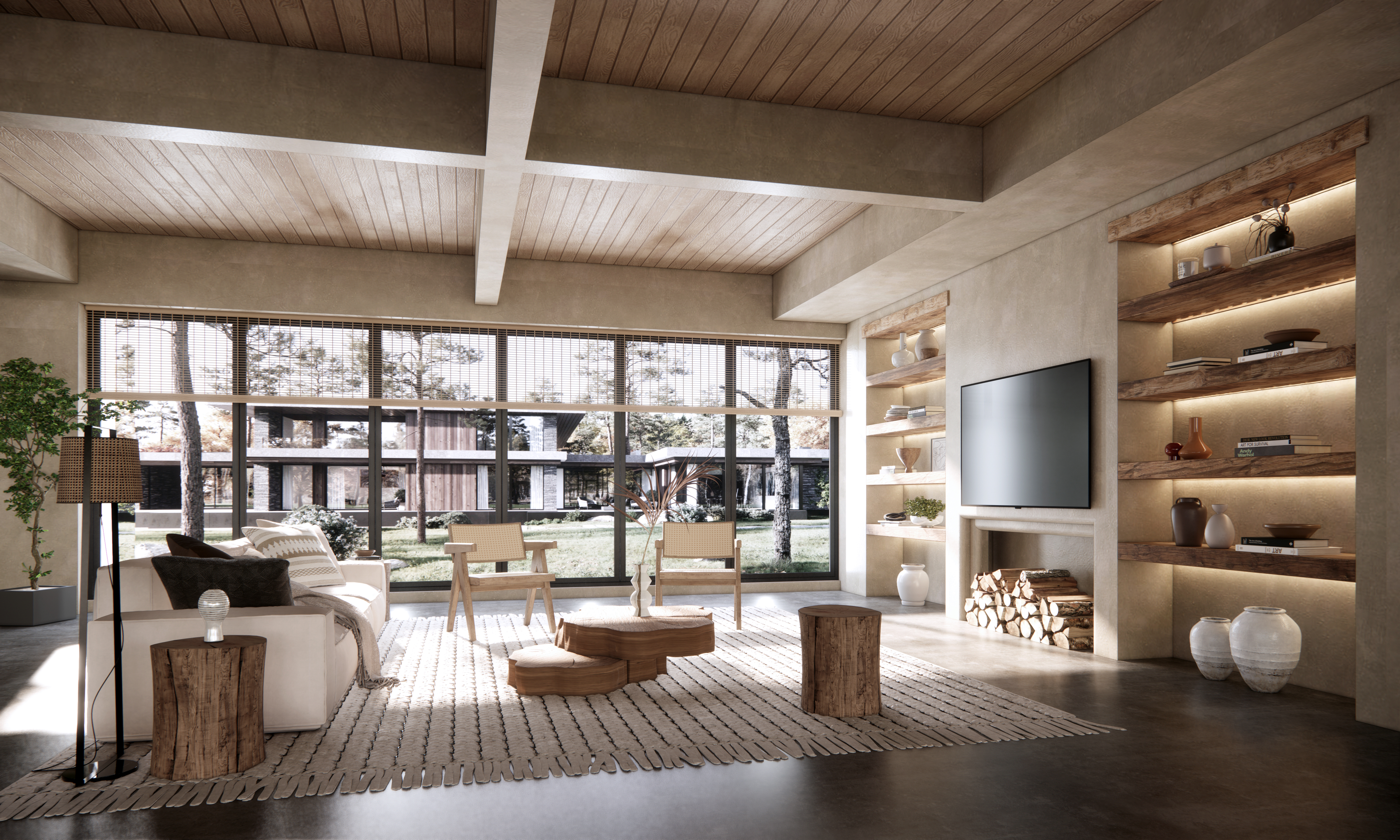 最近整理的一些家装案例效果图-5