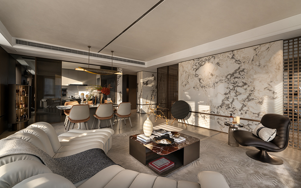 武汉中海·东湖玖章150㎡,172㎡样板间丨中国武汉丨近境制作-10