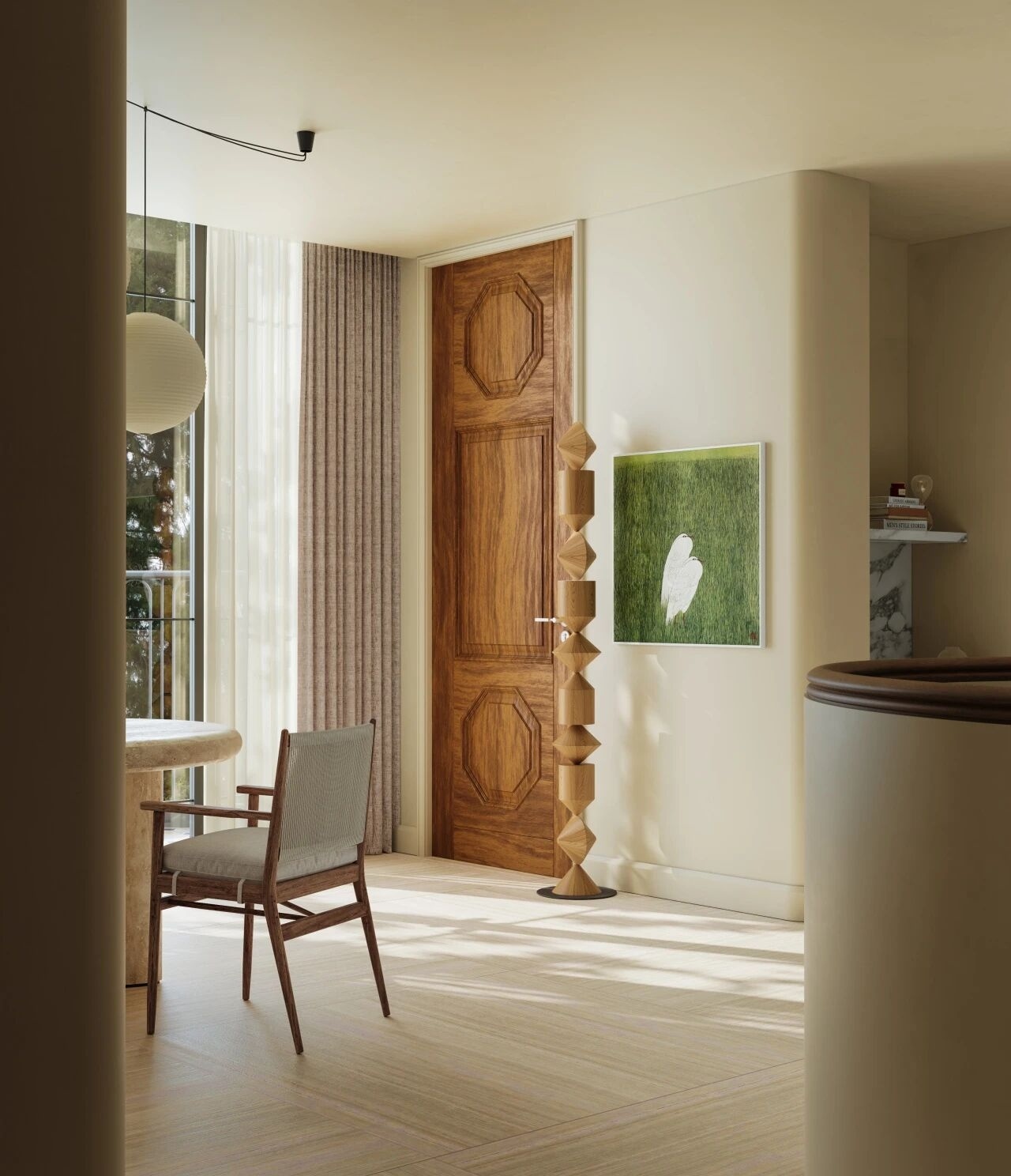 重庆紫檀庄园1300m²曲境别墅丨中国重庆丨美及空间设计-59