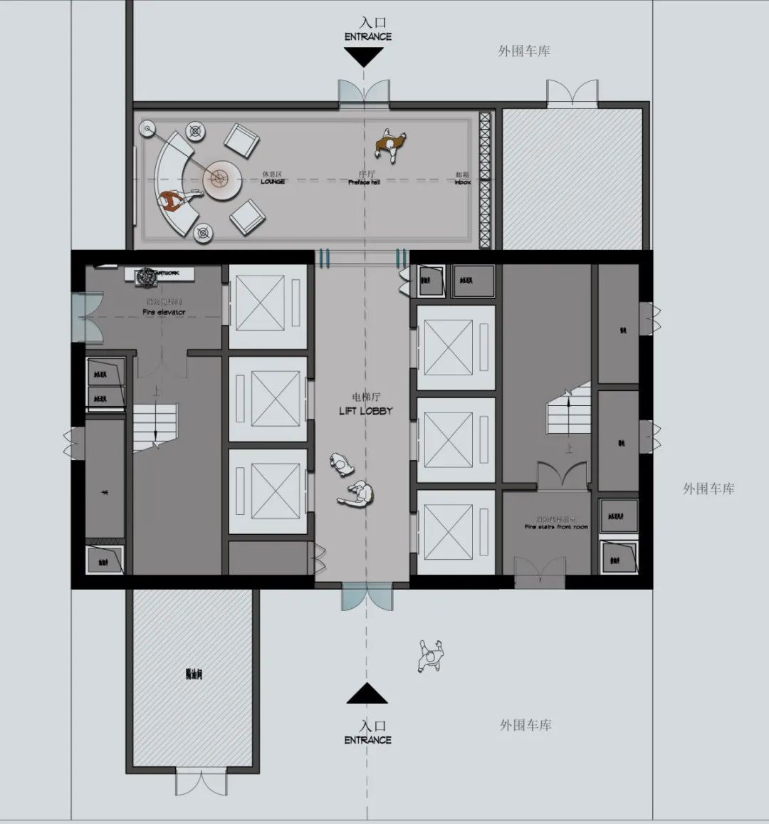 卓伯根中国区总部公寓公区设计丨中国长沙丨周笙笙全案设计机构-30