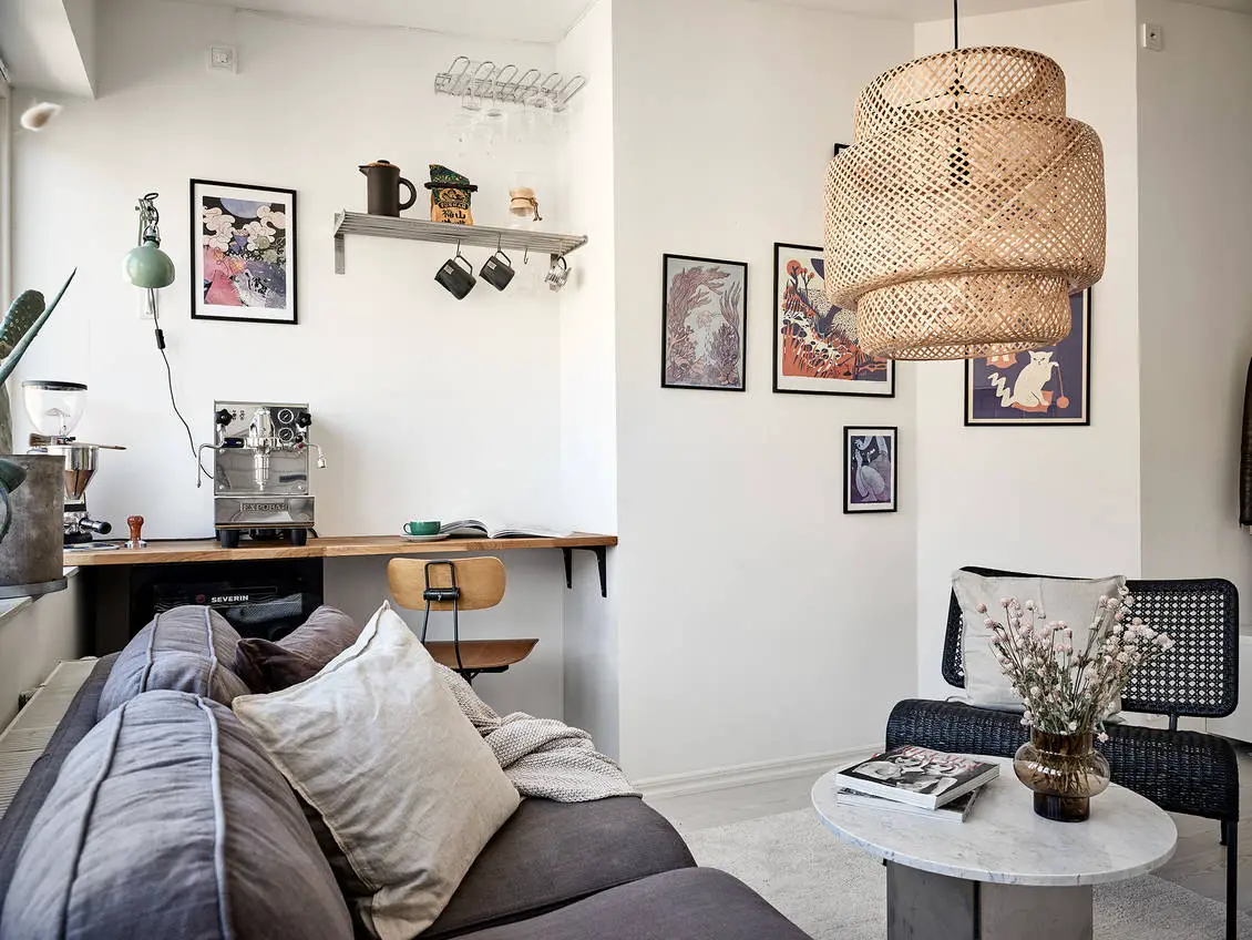 23m²瑞典风格小户型，创意阁楼卧室设计-1