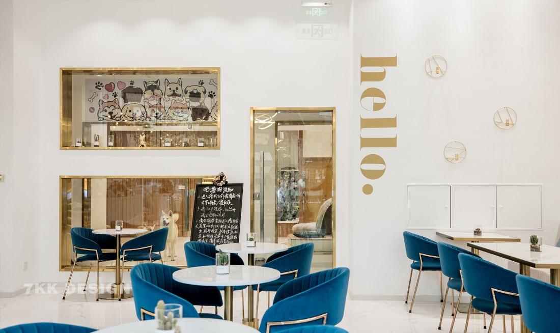 北欧风餐厅设计，温馨简约，金色点缀，打造现代轻奢空间-4