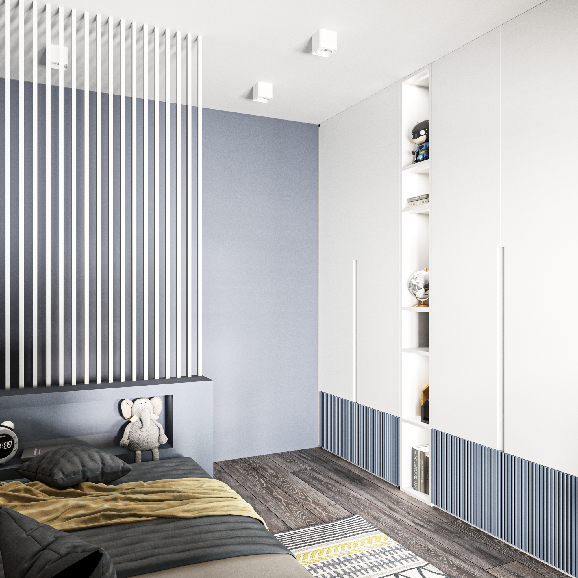 Дизайн интерьера трехкомнатной квартиры в Минске-13