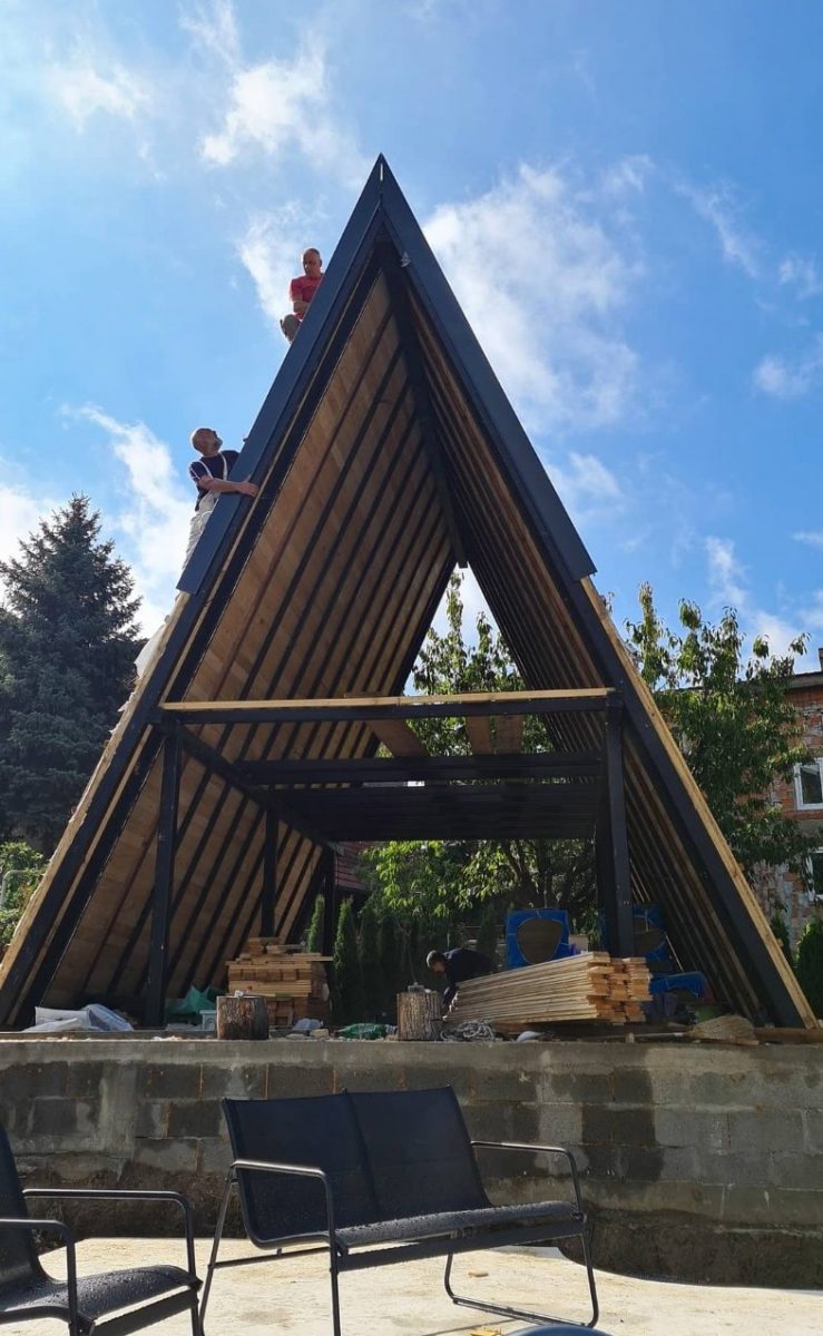 Kosjerića木质“Aframe”房屋丨克罗地亚-12