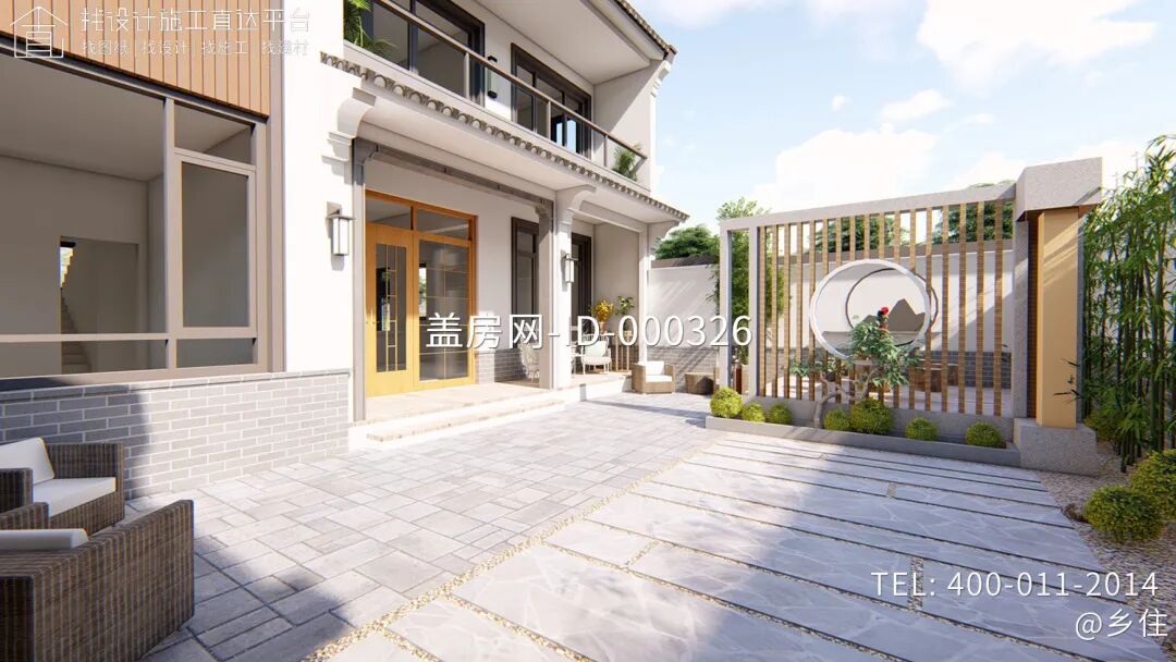 【设计师案例】土建参考造价71万，面宽11m×进深11.6m浙江余姚三层新中式别墅-38