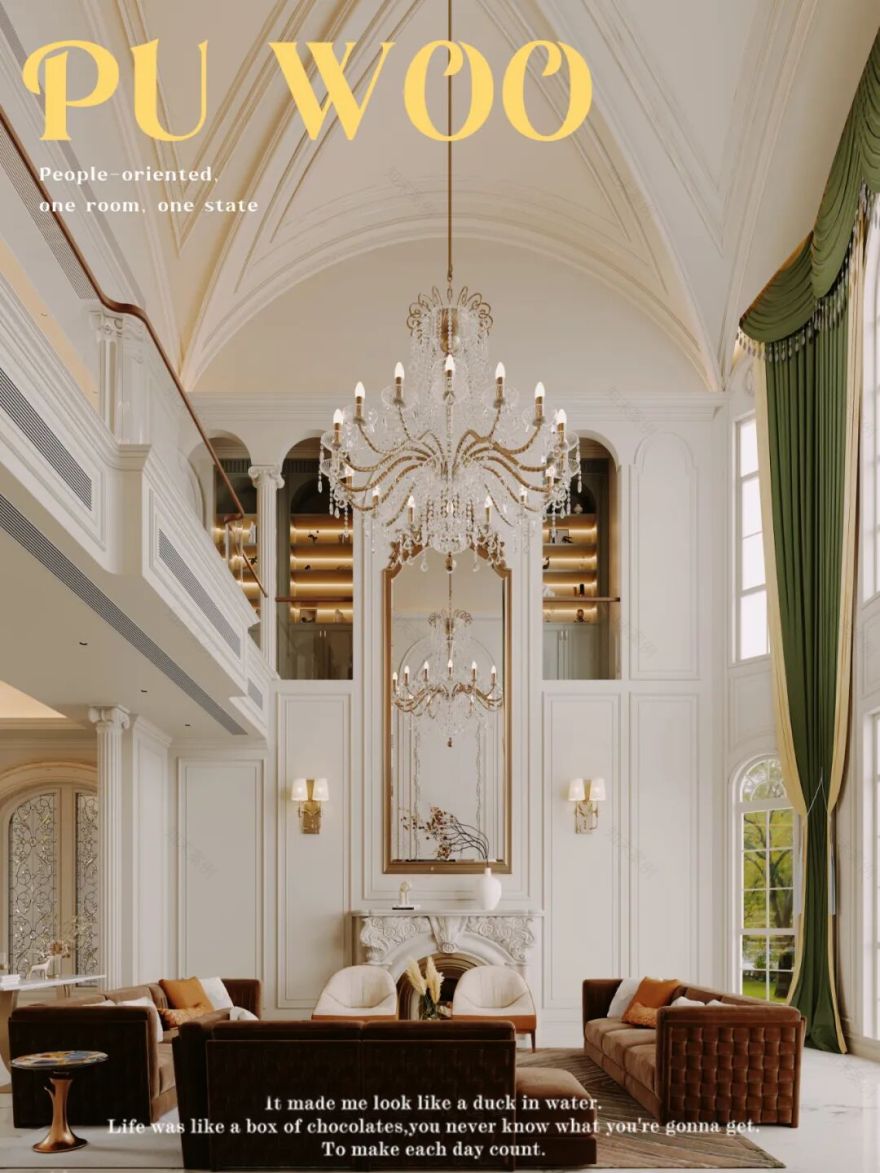 P.W.璞物设计丨多伦多1300㎡独栋别墅,雕花琢韵墅写人生-205