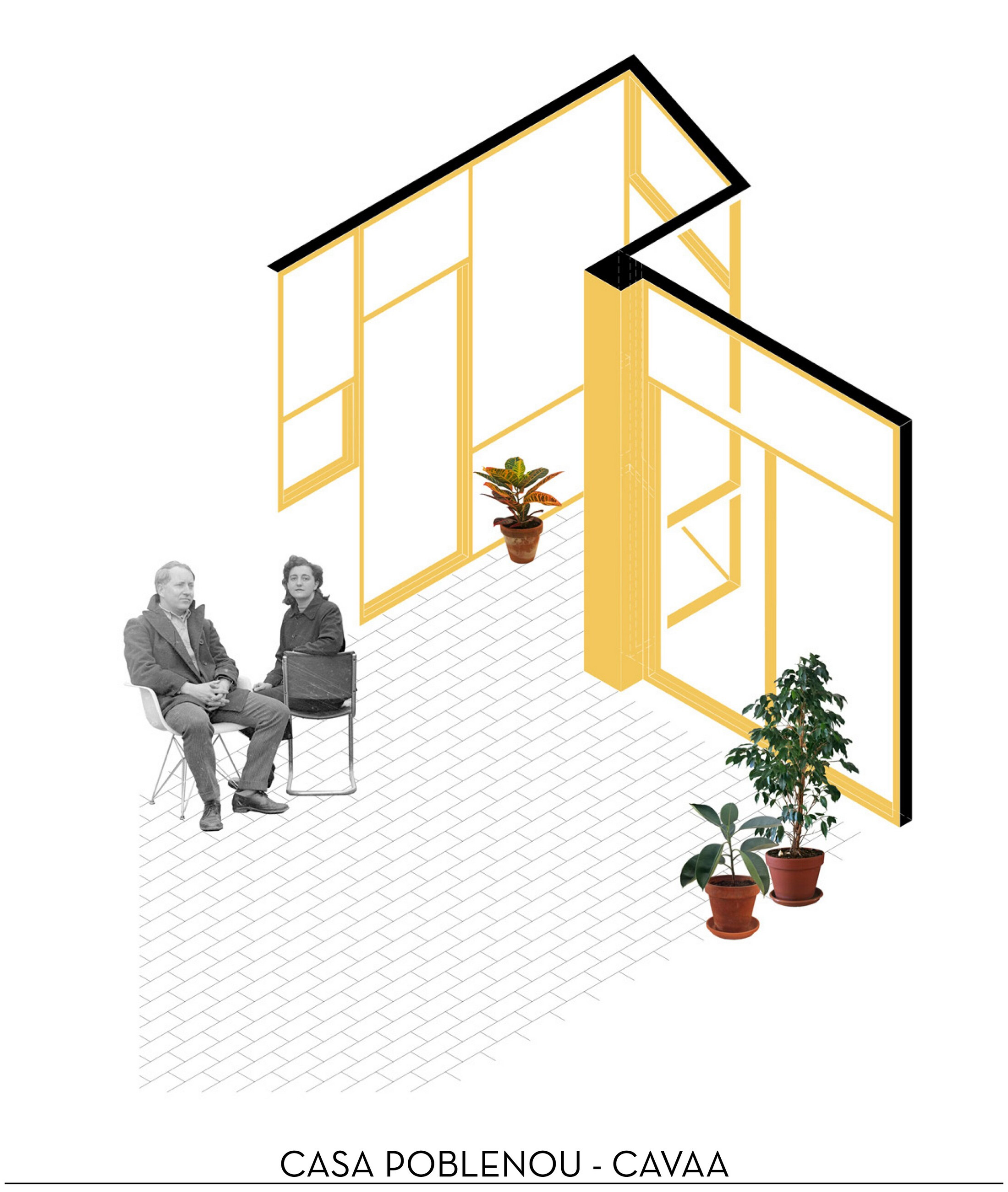 巴塞罗那旧宅翻新，打造室内外一体化生活空间-30