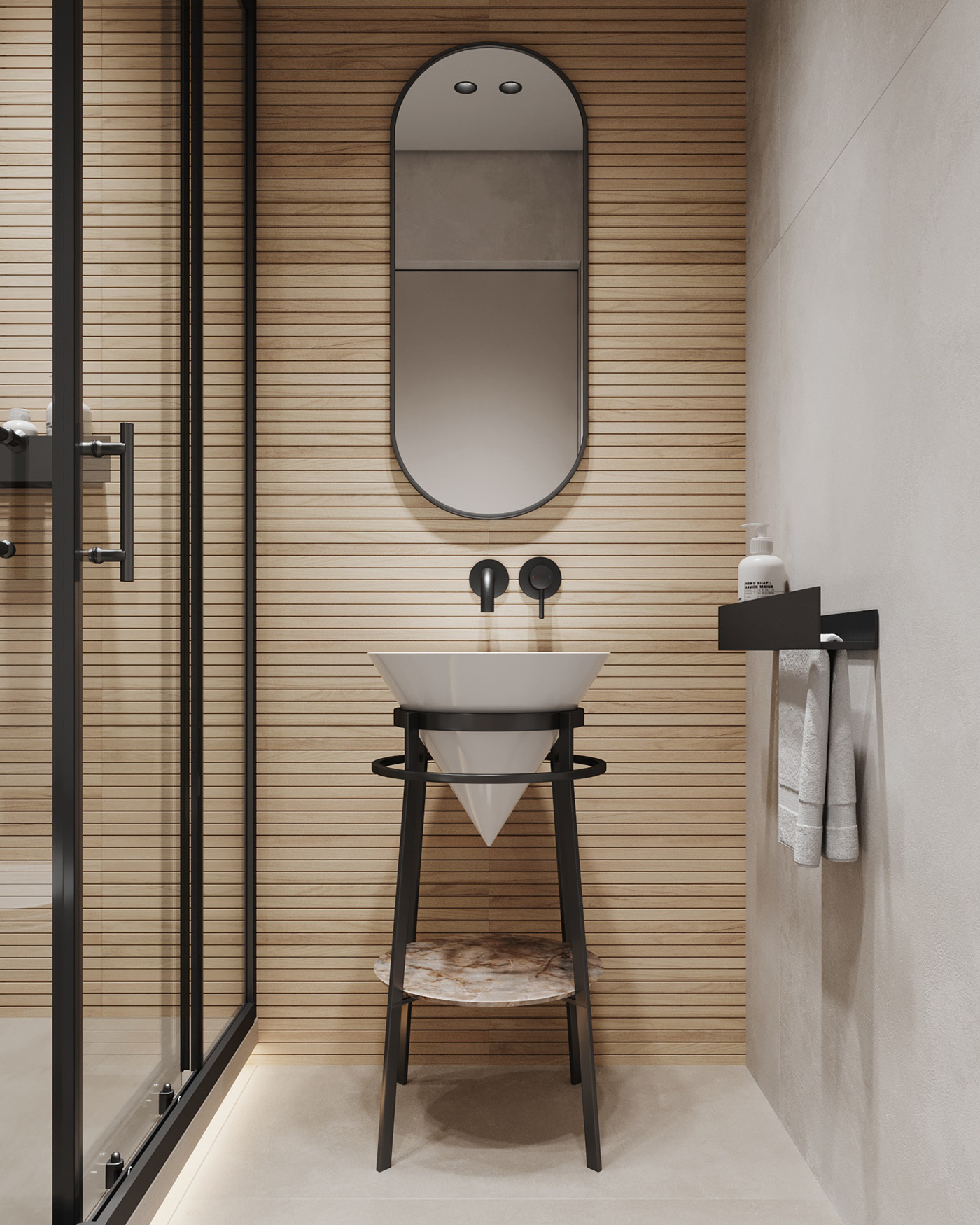 90㎡原木风公寓设计-24