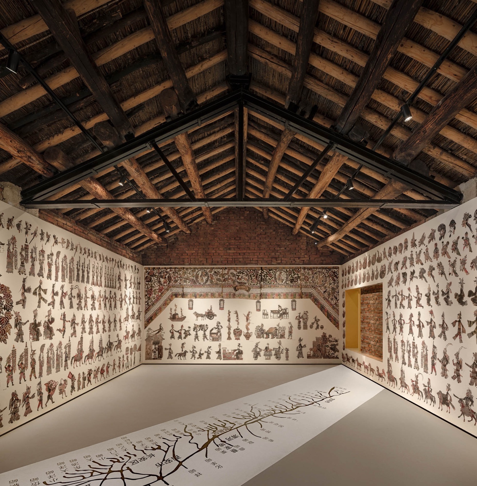 流光展厅 – 关中忙罢艺术节内院改造丨中国西安丨戴璞建筑-16