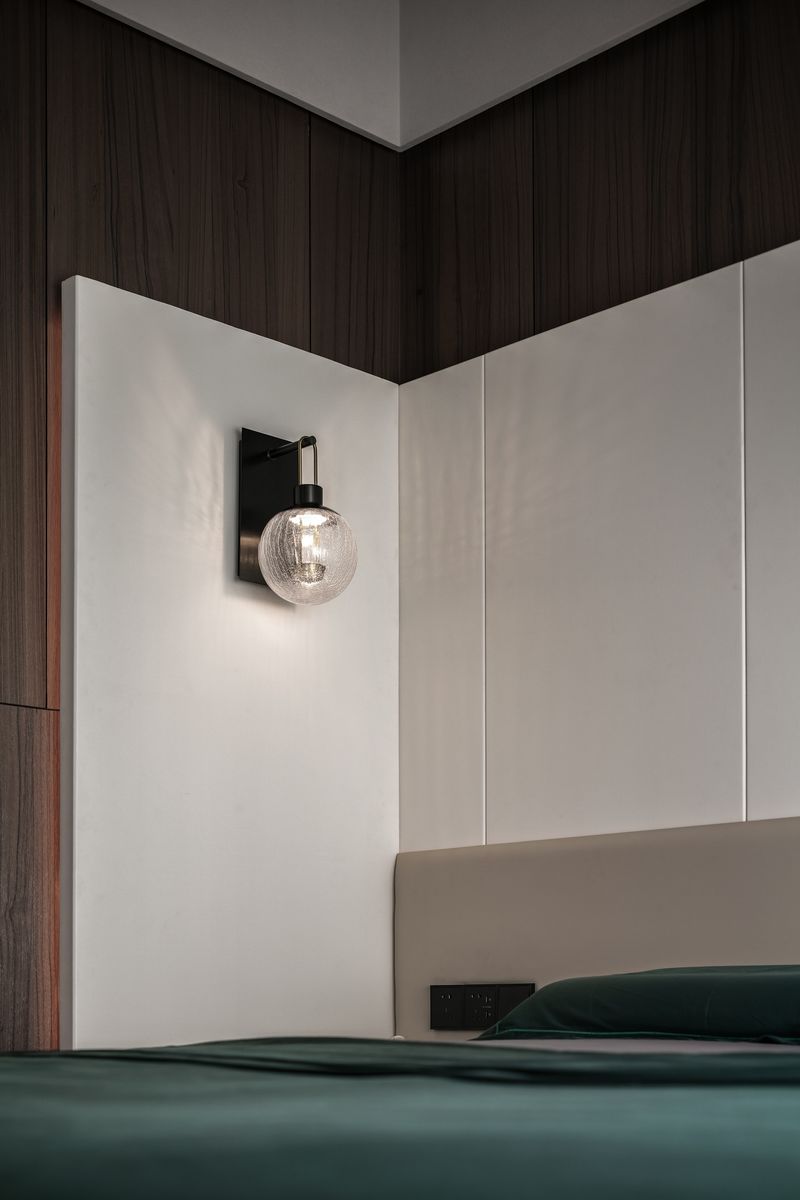 现代简约山语清晖，乐高模型与石材质感的空间对话-29