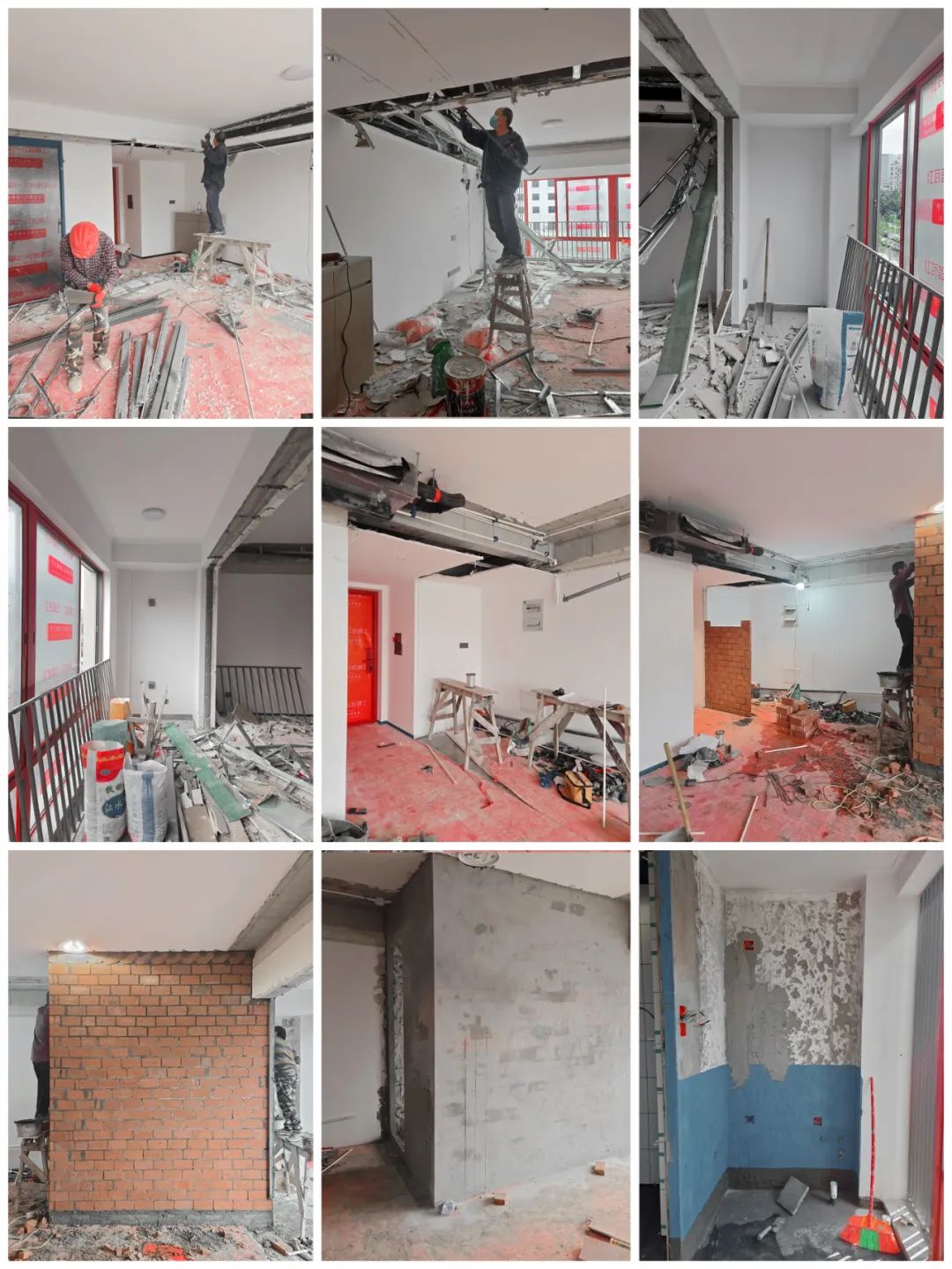 红瓦设计·实景案例丨131㎡精装改现代简约，双移门后居然暗藏玄机，这样设计多出两间房！-69