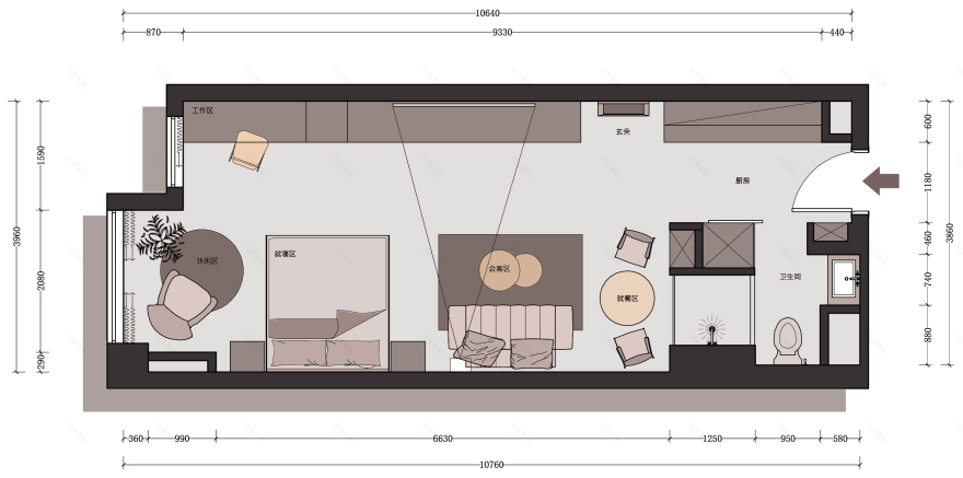 温暖的自然治愈系,把家打造成梦想的私密花园-6