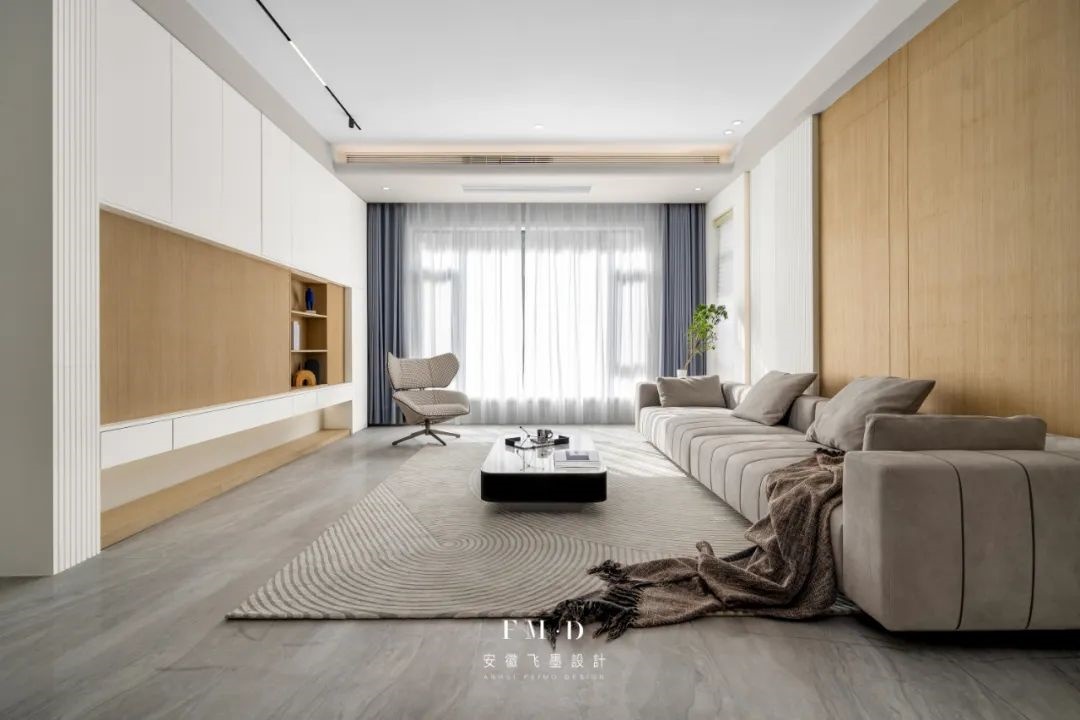 飞墨新作||230㎡休闲大平层，超大客厅+中西厨，标配体系完善多种套间，模范设计！-2
