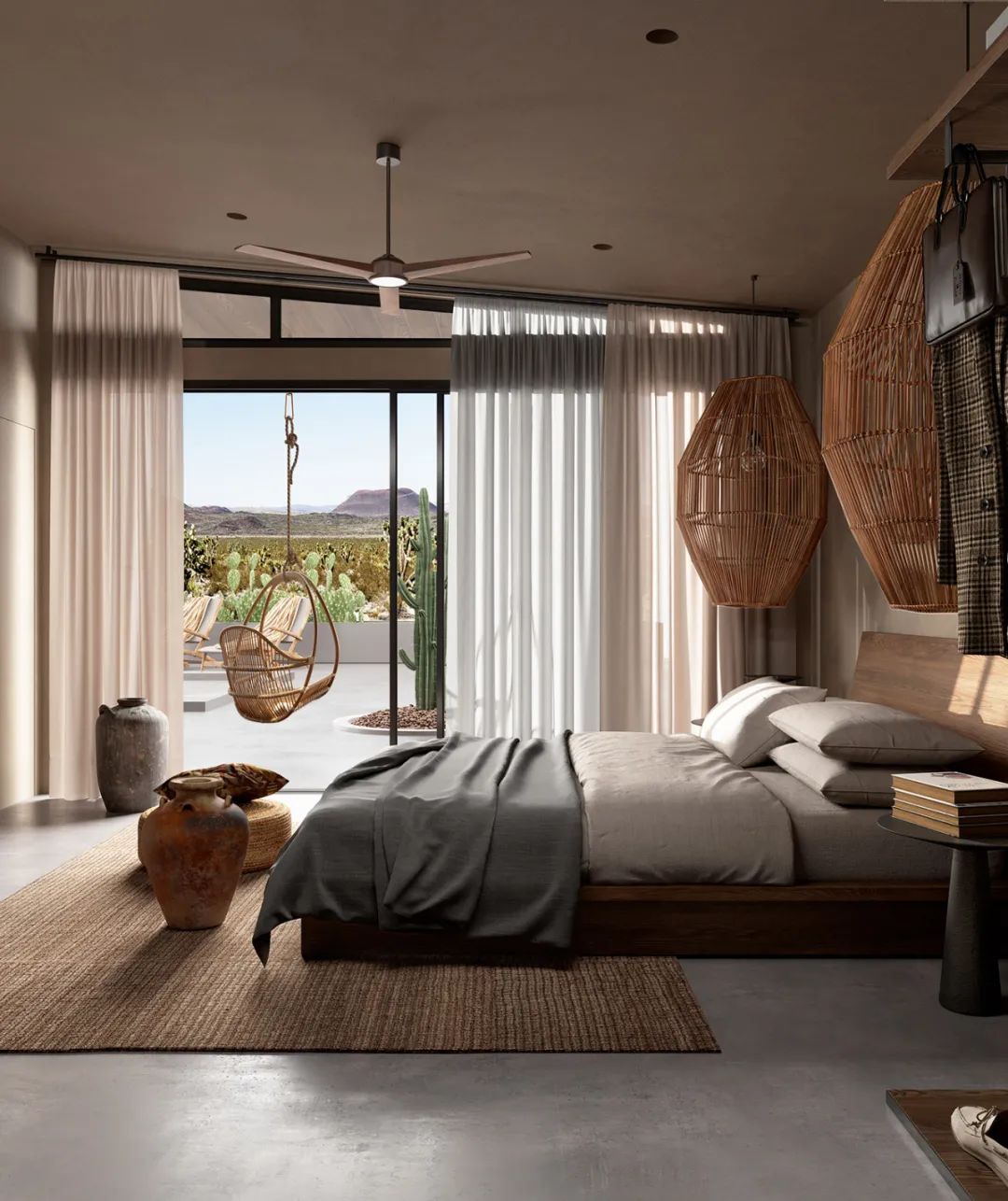 美式侘寂风餐厅设计丨YanaPrydalna-73