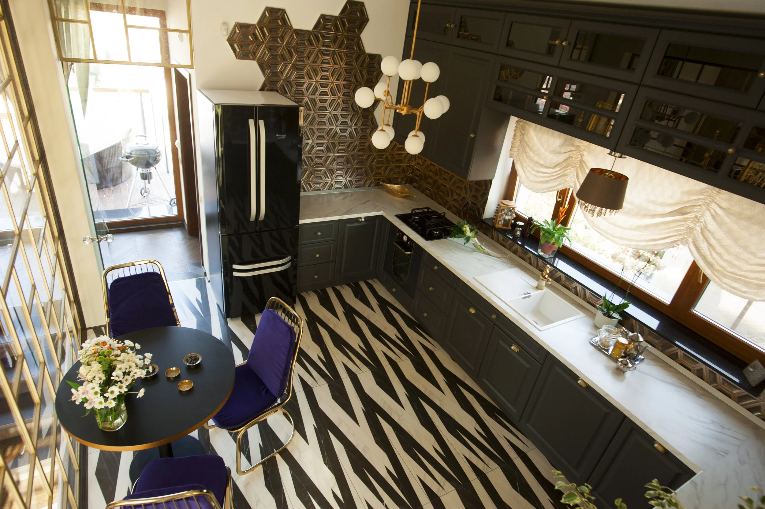 时尚厨房室内设计展示项目-13