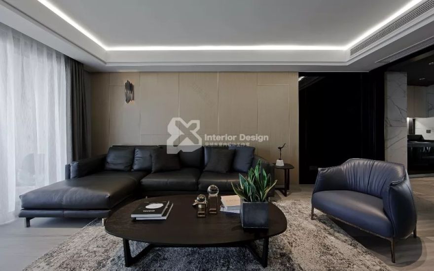 黑白极简,打造 330㎡顶层复式梦空间-54