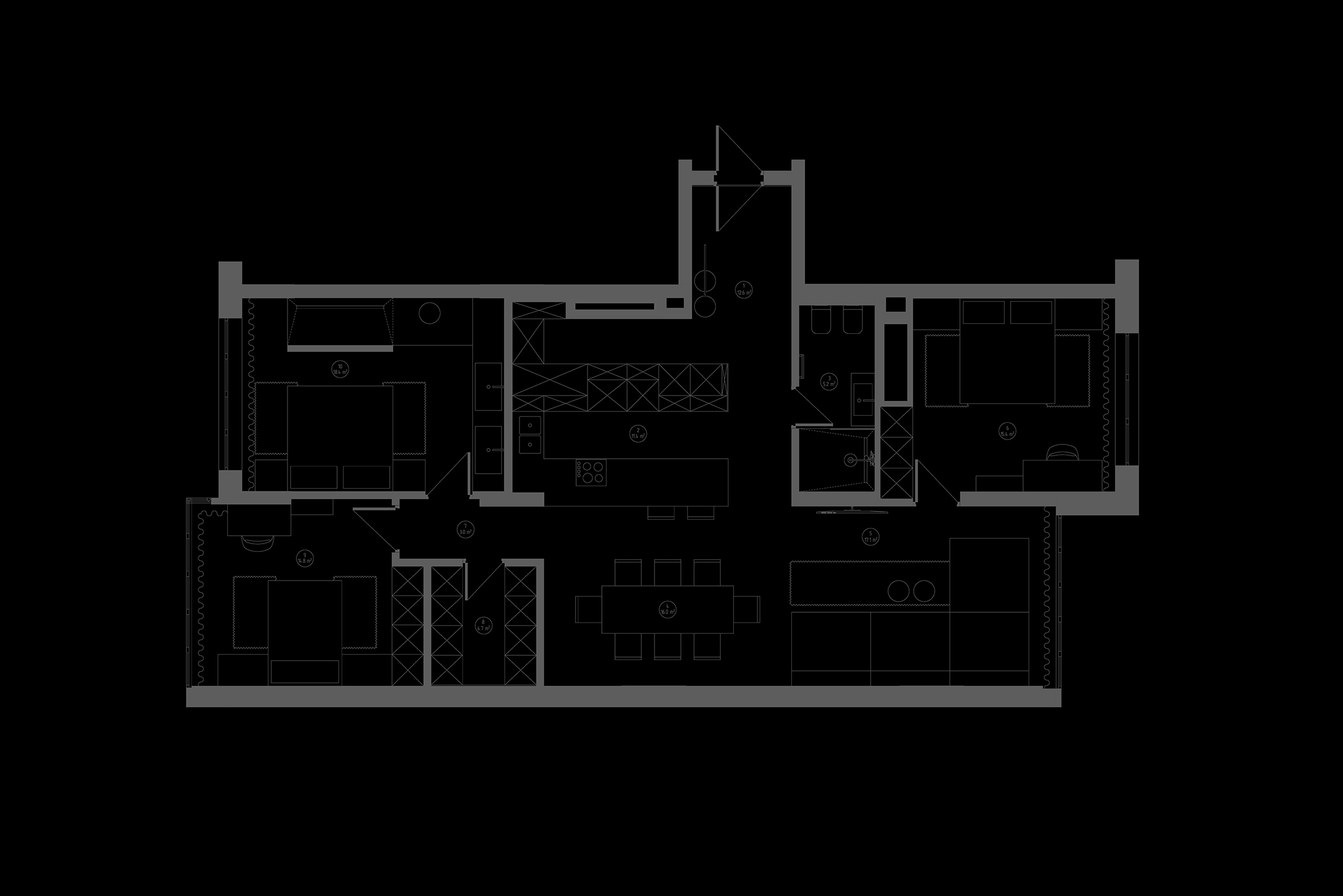 鼻子公寓或鼻部公寓（具体需根据上下文确定）丨UkraineKyiv丨odyndoodnoho-15