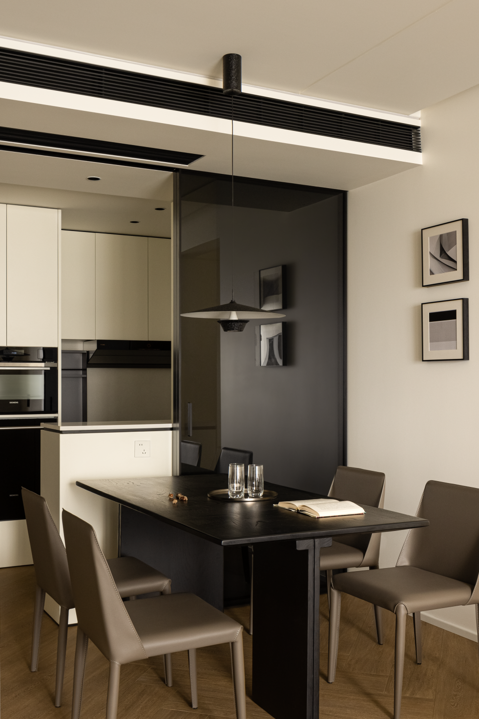 黑白格调丨中国台州丨台州本末空间设计有限公司-24