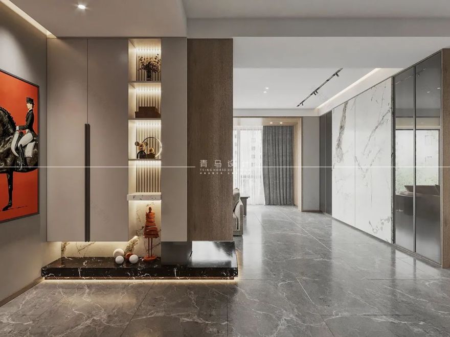 龙湖景粼天序丨青马别墅空间设计-40