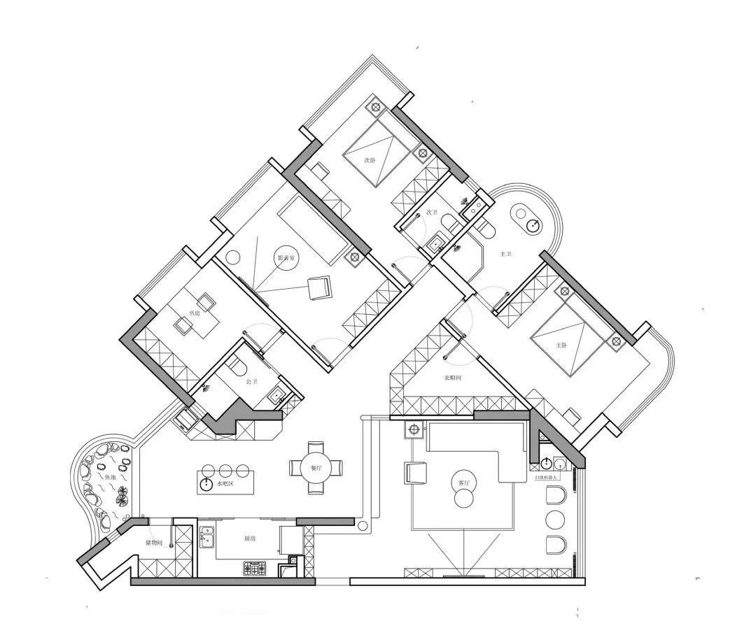 简约高级感江景大宅的改造之路丨广州华浔品味设计有限公司-11
