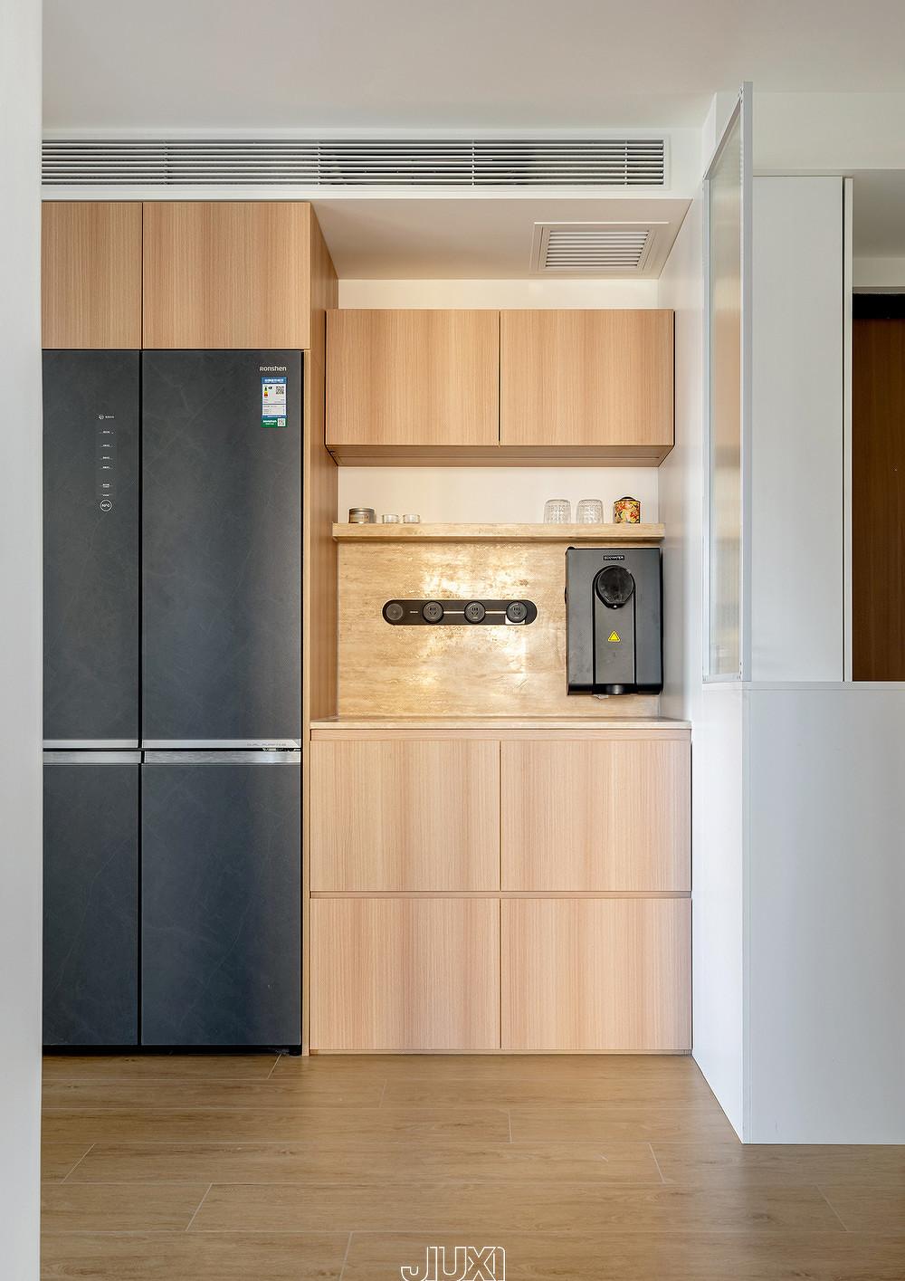 67㎡小家靠旋转电视墙,变出N种生活场景-34