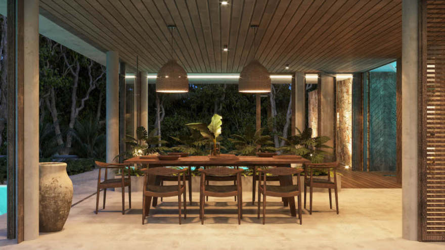 墨西哥图卢姆海滩豪华丛林别墅丨Zepto-10