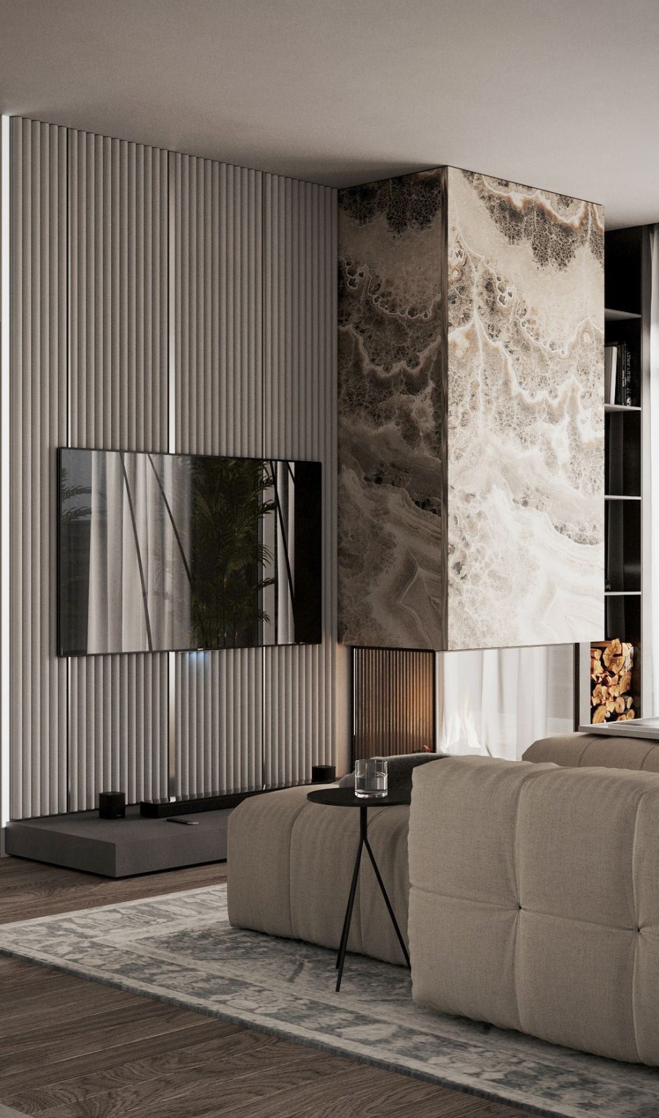 中性色系公寓设计 这细节满分！-4