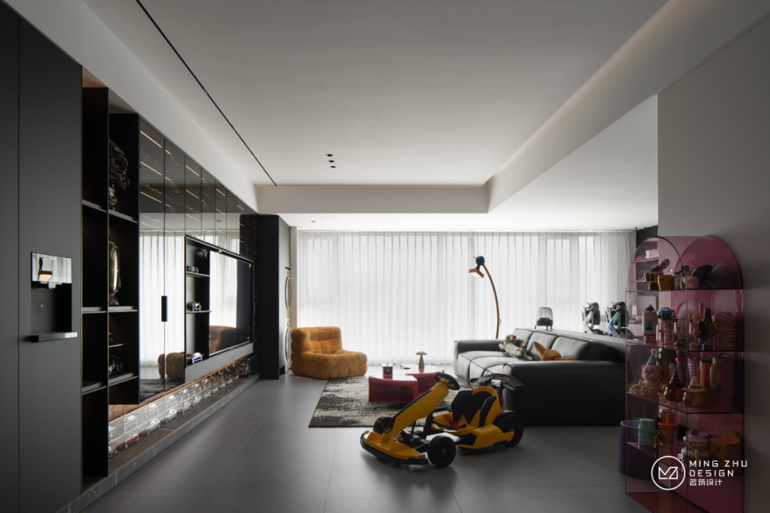 名筑设计实景l113m²属于年轻人的快乐屋。-22