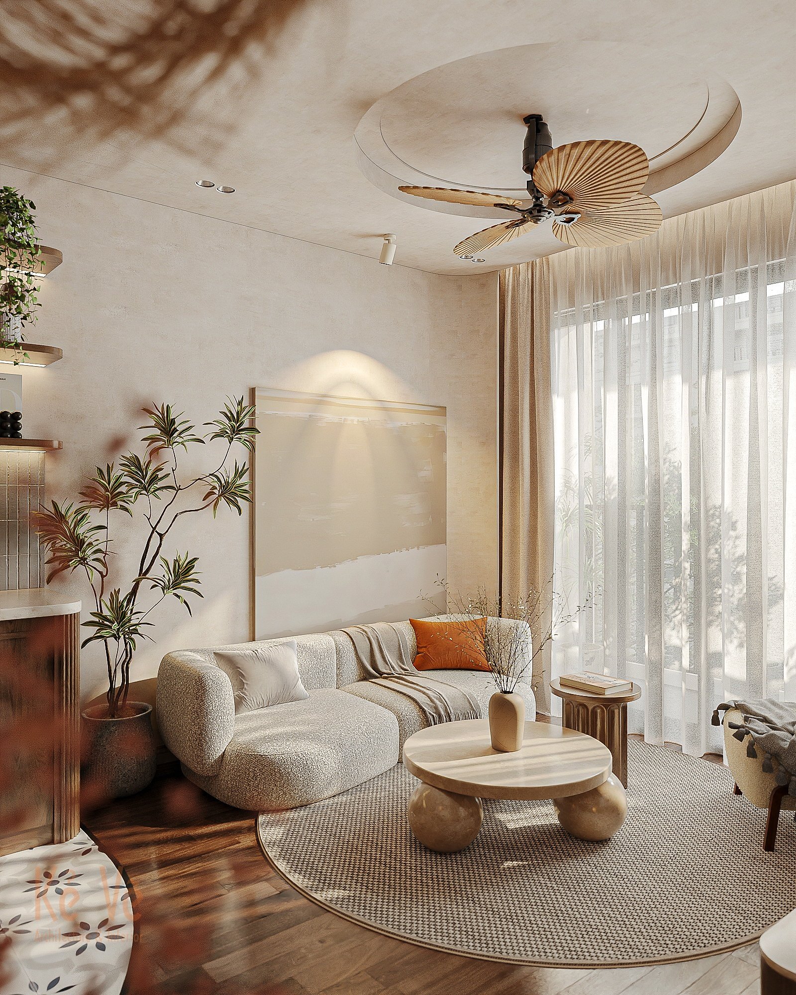 LandmarkOnsen  Ms Giang 公寓室内设计丨越南河内丨Kẻ Vẽ interior-10